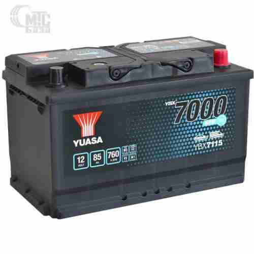 Аккумулятор Yuasa EFB Start Stop Battery  [YBX7115]  6СТ-85 Ач R EN760 А 315x175x190 мм